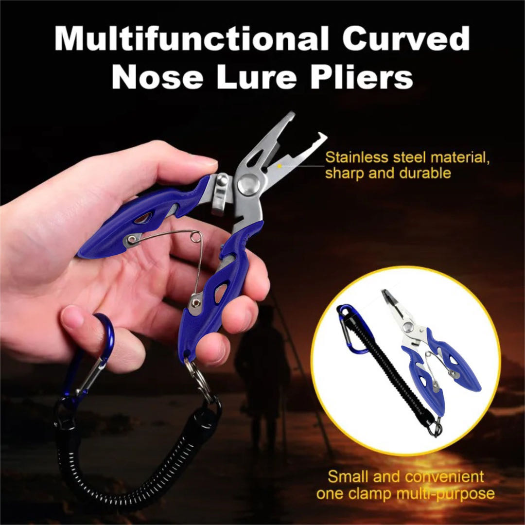 Fishing Pliers - 다기능 커브드 마우스 로드 서브 플라이어,