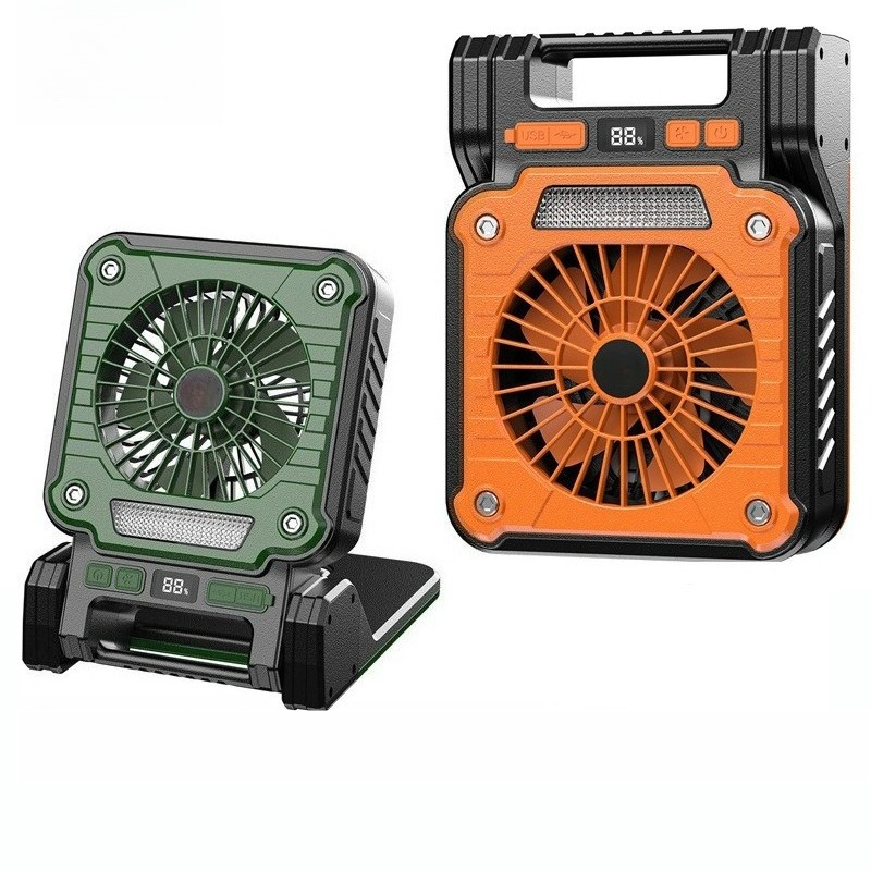 Fishing Equipment Basic - 2026년형 휴대용 태양광 충전식 텐트 팬