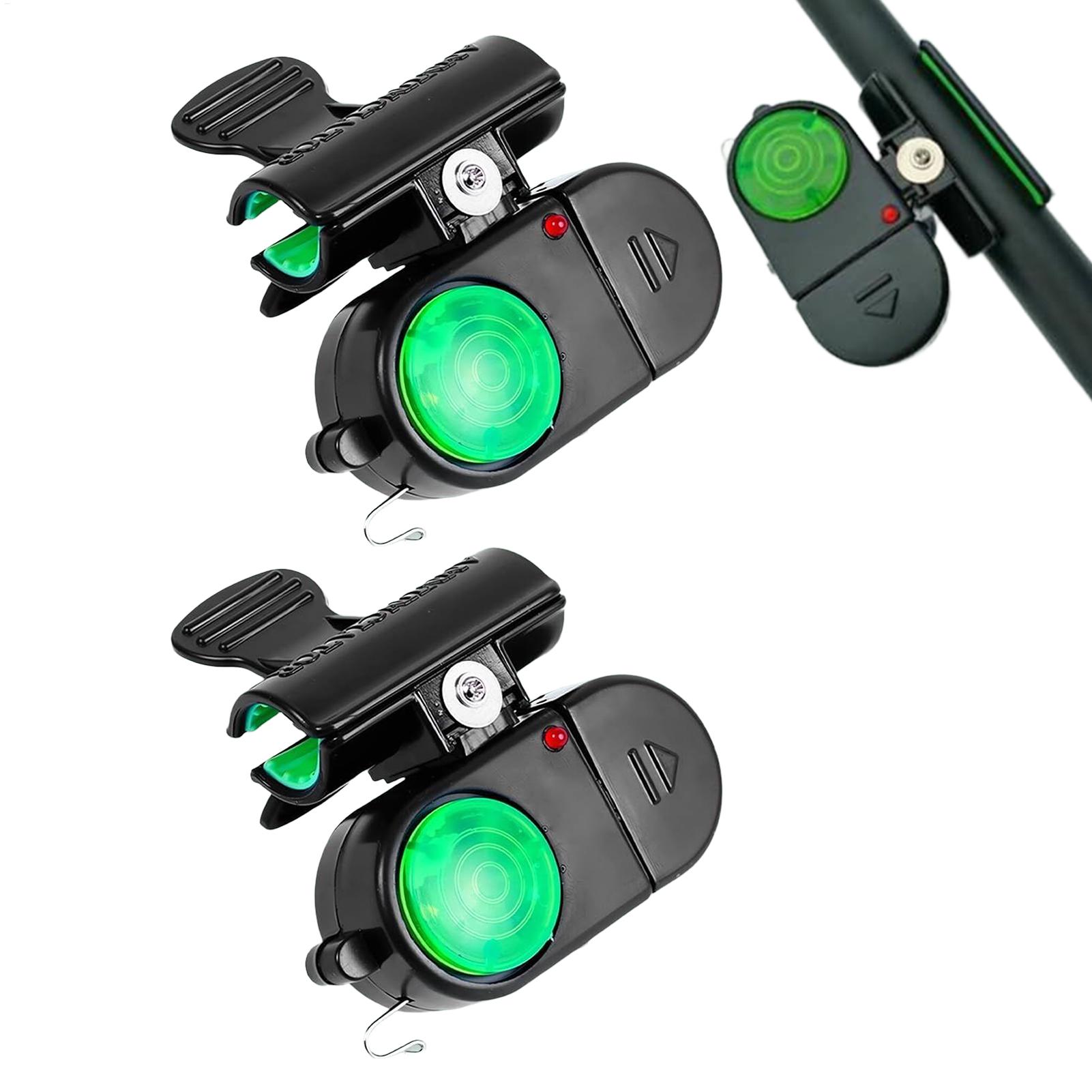 2 조각 민감한 낚시대 빛 낚시 바이트 알람 LED 빛 - Fishing Equipment Bait 리뷰 및 가격