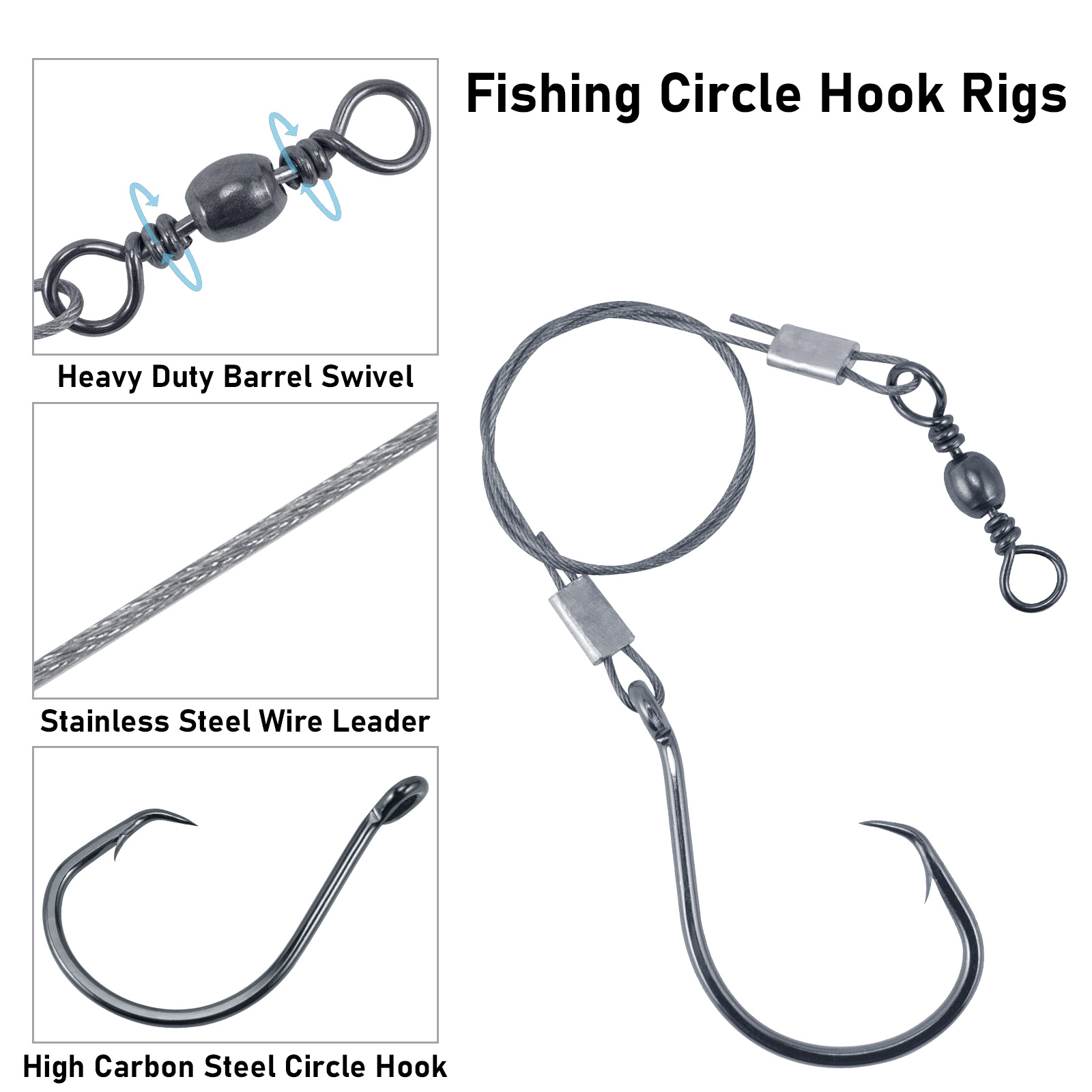 5개입 서프 낚시 채비 세트 (1/0-10/0 사이클  - Snell Fishing Rig 리뷰 및 가격