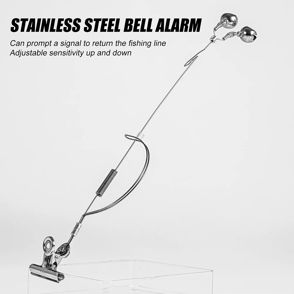 낚시 벨 물린 알람, 스테인리스 낚싯대 물린 미끼 알람 - Fishing Equipment Bait 리뷰 및 가격