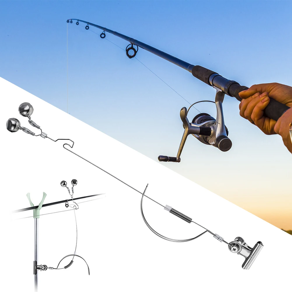 낚시 벨 물린 알람, 스테인리스 낚싯대 물린 미끼 알람 - Fishing Equipment Bait 리뷰 및 가격