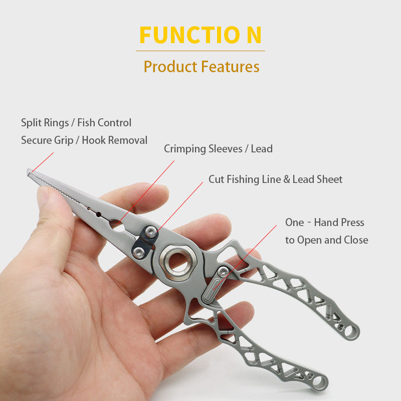 휴대용 스테인레스 스틸 낚시 플라이어 다기능 PE 라인 - Fishing Pliers 리뷰 및 가격