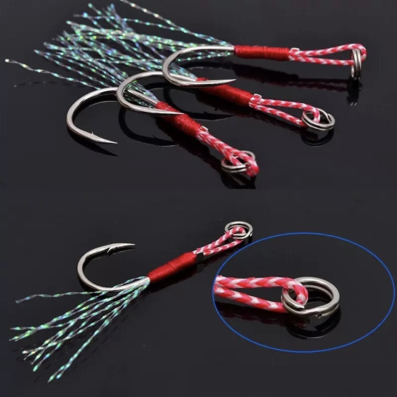 와이어 리더가 있는 프리-스넬링 낚시 바늘, 브라이트  - Snell Fishing Rig 리뷰 및 가격
