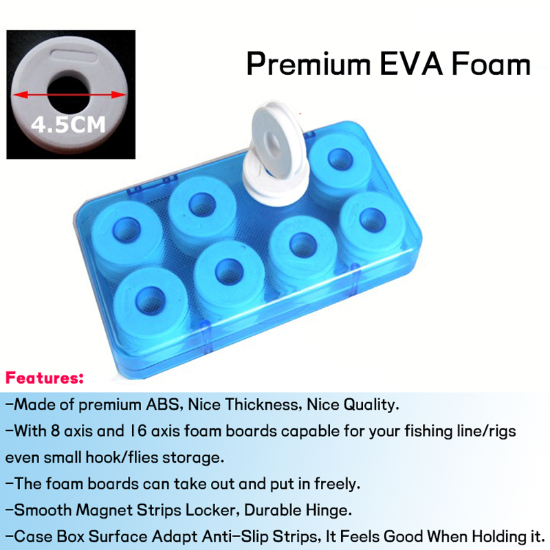 ABS 낚시 태클 박스 소프트 EVA 폼 보드 Snel - Snell Fishing Rig 리뷰 및 가격