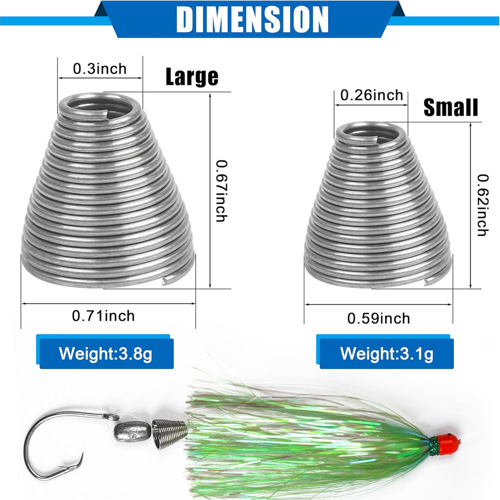20Pcs Ballyhoo 미끼 장비 스프링 스테인레스 - Fishing Equipment Bait 리뷰 및 가격