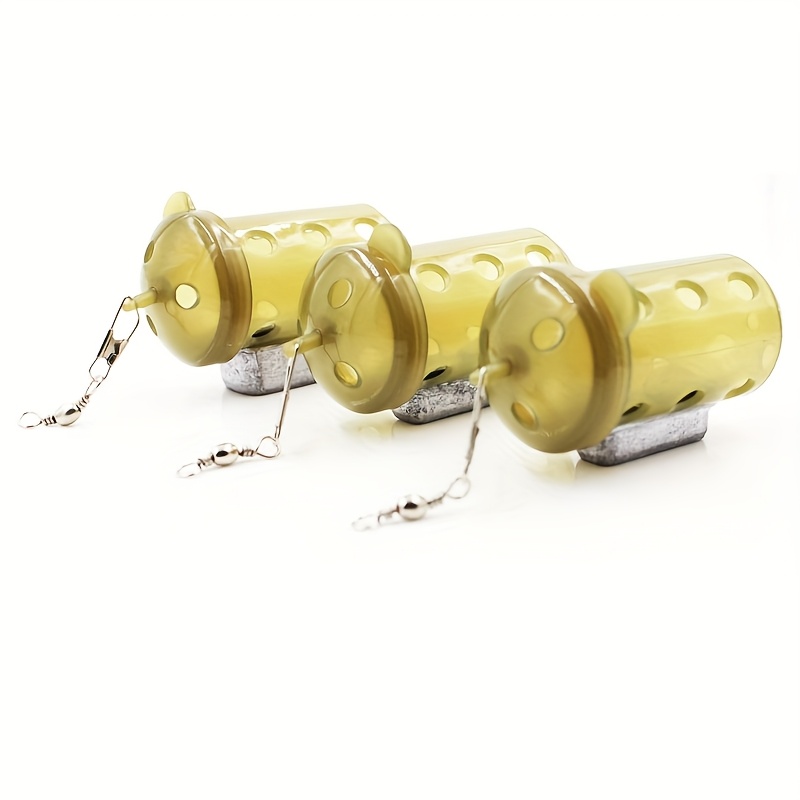 6개입 잉어 낚시용 미끼통 세트, 가중 미끼 케이지 포 - Fishing Equipment Bait 리뷰 및 가격