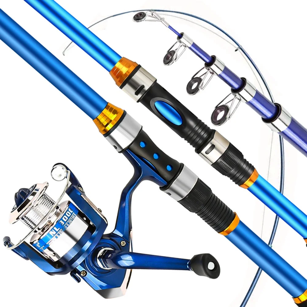 릴 및 액세서리가 포함된 2.1-3.6M 텔레스코픽 유 - Fishing Equipment Line 리뷰 및 가격