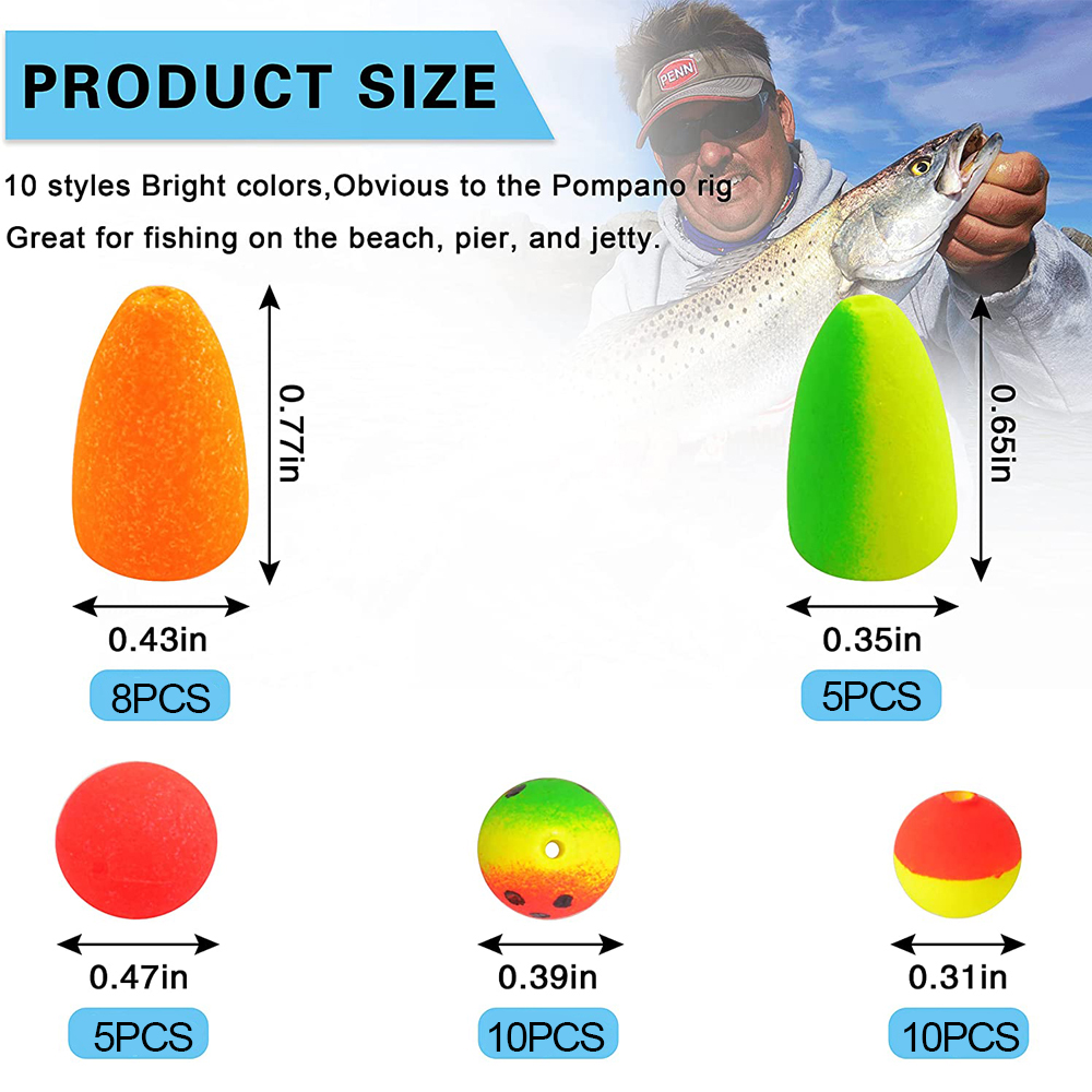 폼파노 리그 플로트 비즈 키트, 폼 스넬 낚시 플로팅  - Snell Fishing Rig 리뷰 및 가격