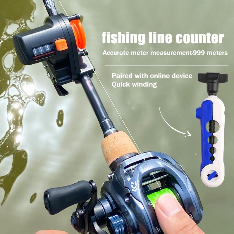 0-999M 낚싯줄 카운터 깊이 길이 측정 도구 휴대용 - Fishing Equipment Line 리뷰 및 가격