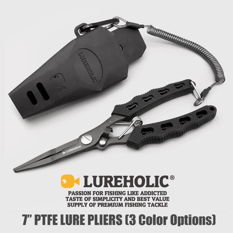 루어홀릭 7인치 PTFE 코팅 루어 낚시 펜치, 18c - Fishing Pliers 리뷰 및 가격